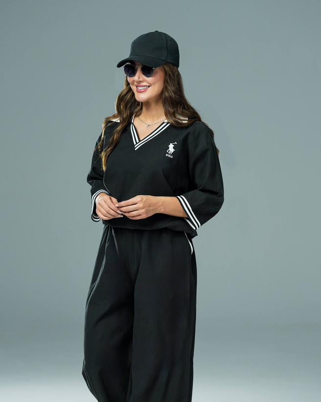 ست پلوشرت شلوار polo سیلک (وست شلوار)