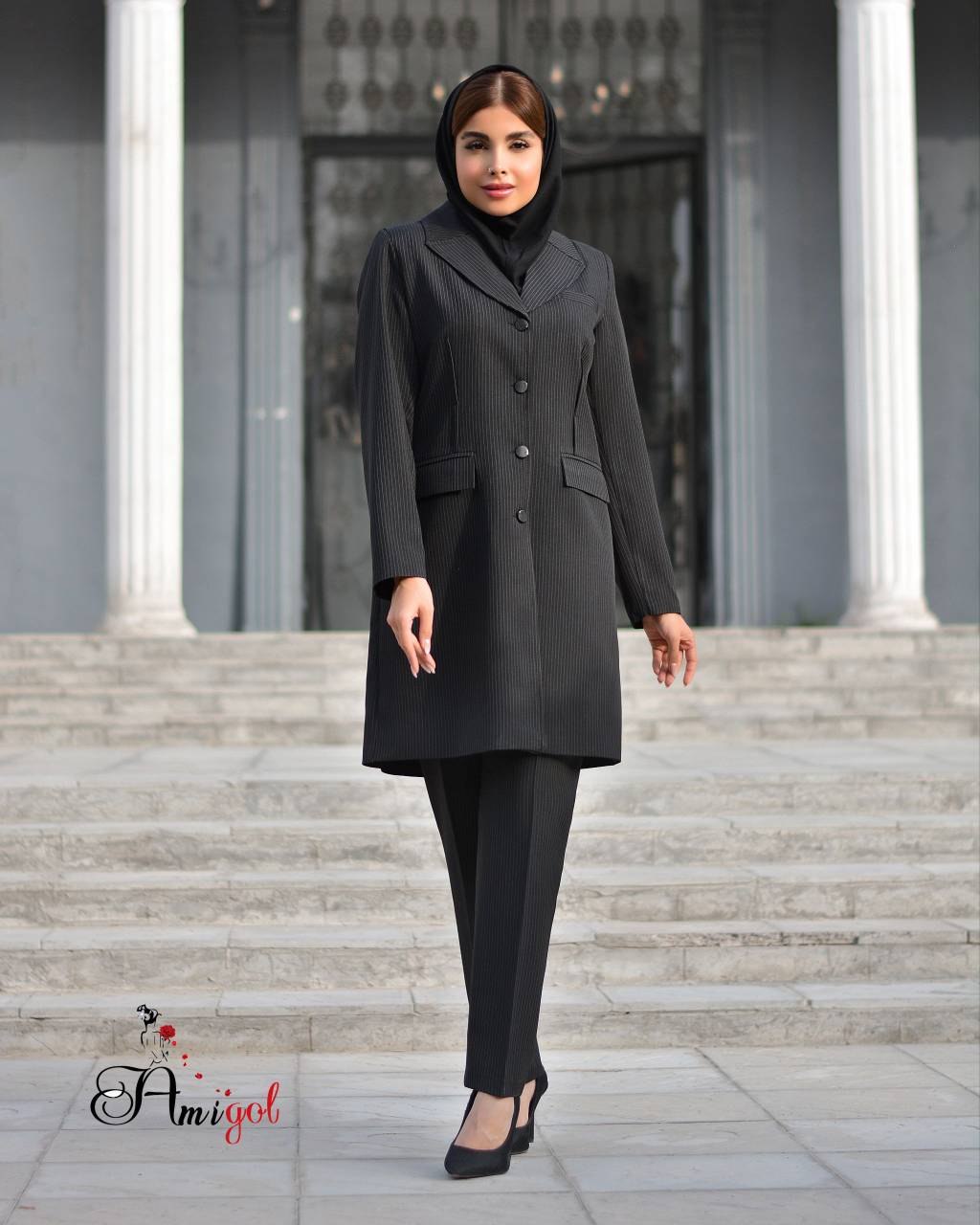 مانتو شلوار اداری روژان